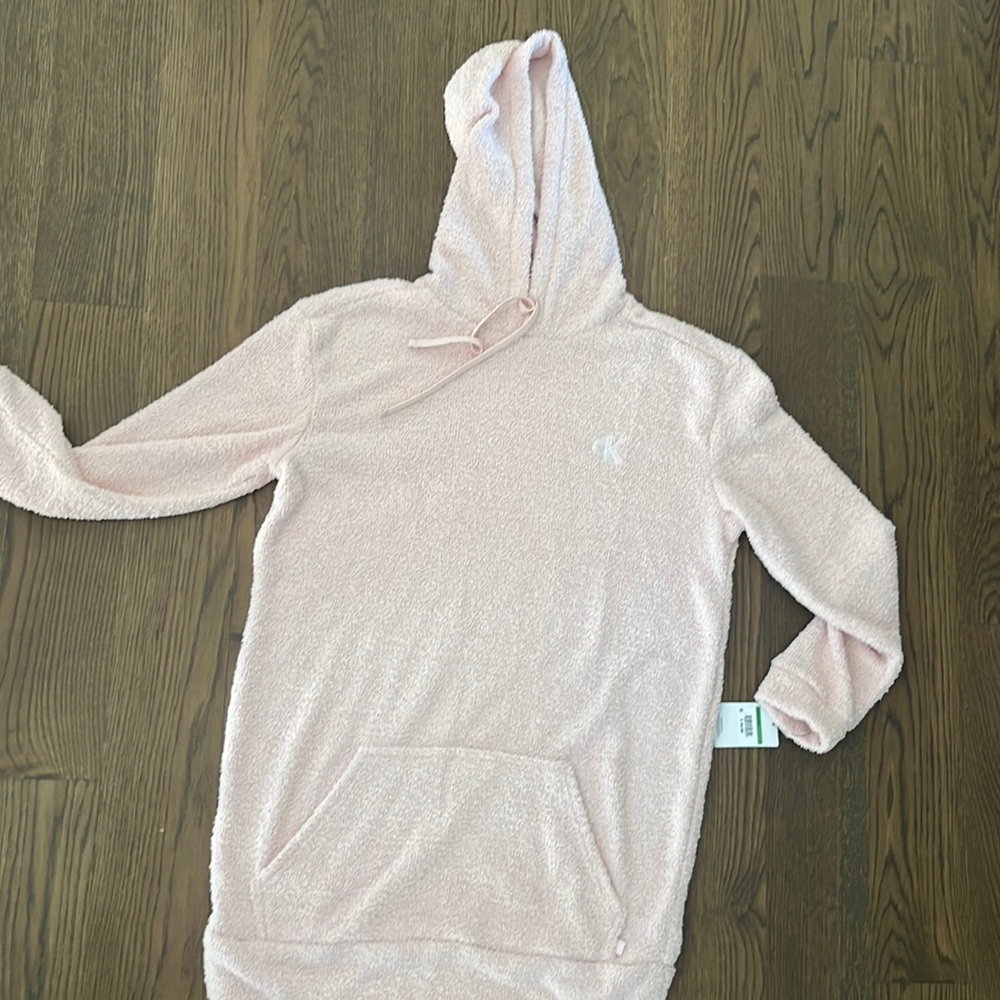 calvin klein pink bathrobe